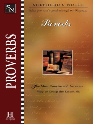 cover image of Proverbs